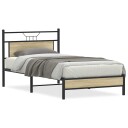  Sengeramme uten madrass sonoma eik 100x190 cm konstruert tre 4106938