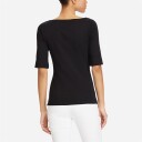 Ralph Lauren Stretch Cotton Boatneck Tee White