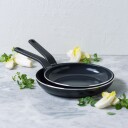 Greenpan Essence stekepannesett 24 + 28 cm svart