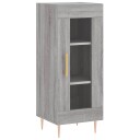 vidaXL Skjenk grå sonoma 34,5x34x90 cm konstruert tre