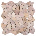 vidaXL Mosaic Fliser Rød 30 x 30 cm Marmor