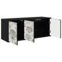 vidaXL Vegghengt TV skap GOTHA 102 x 33 x 40 cm Svart eik
