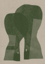 Muted Silhouettes Plakat / 21x30cm
