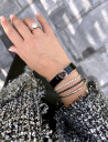 By Jolima Tube Bangle   Silver   