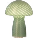 Veli Line Mushroom oppladdningsbar bordlampe grønn