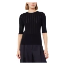 Max Mara Dame Strikkevarer Svart L,