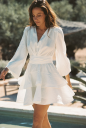 Kayani Asya Bedouin Dress Snow Flake