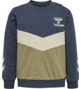 Hummel Collegegenser hmlSkye Ombre Blue m. Støvet Armygrønn 56 Collegegenser Blå