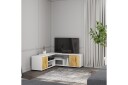 Pienk TV-benk 125 cm - Hvit/Eik