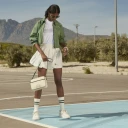 Lacoste Dame Vesker Hvit ONE SIZE,