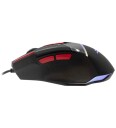 Baracuda BGM-041 Manta RGB Gamingmus med 12800 DPI Svart