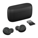 Jabra Evolve2 Buds - With Wireless Charging Pad True Wireless-hodetelefoner Usb-a Via Bluetooth-adapter Optimert For Uc Stereo Svart