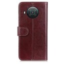Nokia X10/X20 Lommebok-deksel med Magnetisk Lukning Brun
