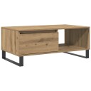vidaXL Salongbord artisan eik 90x50x36,5 cm konstruert tre