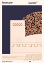 Secession Cream Plakat / 70x100cm