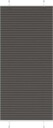  plisségardin sort 85x200 cm Stoff Bredde 84,4 Polyester