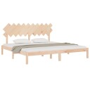 vidaXL Sengeramme 200x200 cm heltre