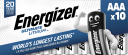 Energizer Ultimate Lithium AAA 10pk 10stk Lithiumbatterier Ekstrem varighet