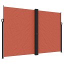  Uttrekkbar sidemarkise 220x1000 cm terrakotta 4004783