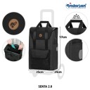 Andersen Komfort Senta 2.0 trillebag med stol svart