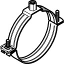 Geberit 125 mm Rørklemme M8/M10 i Plast for Hydraulikk og Tilbehør