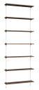 Moebe wall shelving ws.230.1 R?kt eik-hvit