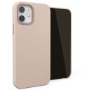 Pipetto iPhone 12 / 12 Pro Pipetto Magnetisk Ekte Skinn Deksel med Kickstand - Beige