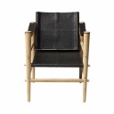 Cinas - Noble Safari stol Sort læder 1684496-02-0 1713733-01-0