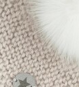Huttelihut Babylue - Ull - Off-White m. Pelsdusk - Huttelihut - 1-2 år (80-92) - Lue baby Beige Hvit