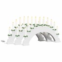 vidaXL Julelys Bue med 10 LED Lys 3 stk. LED-lys Varmhvit