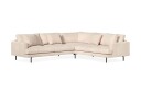 Menard 6 seters Høyrevendt L formet Hjørnesofa i Manchester   Beige