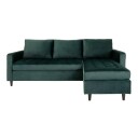 Firenze sjeselongsofa mørkegrå.