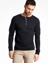 Lindbergh Solid Gradad W Contrast Fabric L/S   Black   S