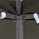 vidaXL Dobbel toppduk til paviljong 310 g/m² 4x3 m gråbrun