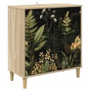 vidaXL Serviesskap RHENEN Sonoma 69 x 33 x 75 cm Konstruert tre