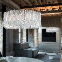 Accordéon LED hengelampe hvit 3000 K   Slamp   Stue   Design   Plast