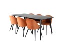 Spisegruppe Larrinzar 180 cm + 6 stk Pombriego Spisestoler  