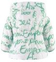 Emporio Armani Jakke   Hvit/Grønn m. Logo   Emporio Armani   2 år (92)   Overgangsjakke