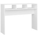 vidaXL Konsollbord hvit 105x30x80 cm sponplate