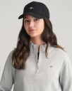 Shield bomullsgenser med half-zip til ungdom LIGHT GREY MELANGE 134/140