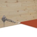 vidaXL Vertikal markise terrakotta 180x600 cm oxford stoff