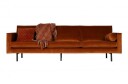 BePureHome - Rodeo 3 pers. sofa fløyel - Rust