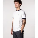 Fred Perry Herre Topper Hvit XL,