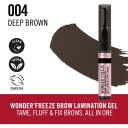 Rimmel Wonder Freeze Brow Lamination Gel 004 Deep Brown