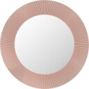 Kartell Laufen All Saints speil m/LED, Ø78 cm, pudderrosa