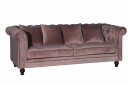 Venture Design Velvet 3 setersofa Rosa Rosa