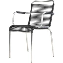 Fiam Mya armlenestol black