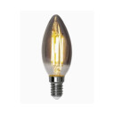 Star Trading LED-lampe E14 C37 Soft Glow Smoke 3-trinns minne