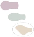 BIBS Colour Smokker Str. 1 Anatomisk 2-pack Pale Smør/Va BIBS 0-6 md Smokk Grønn Gul