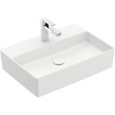 V&B Memento 2.0 Toppmontert servant 600x420 mm, 1 bl.h, u/o.l, Stone White